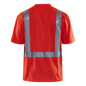 Blaklader BLAKLADER 33821011 UV T SHIRT HI VIS Hi Vis Reflective Short Sleeve Work T-Shirt MEN - 100% Polyester - 338210115500_CB