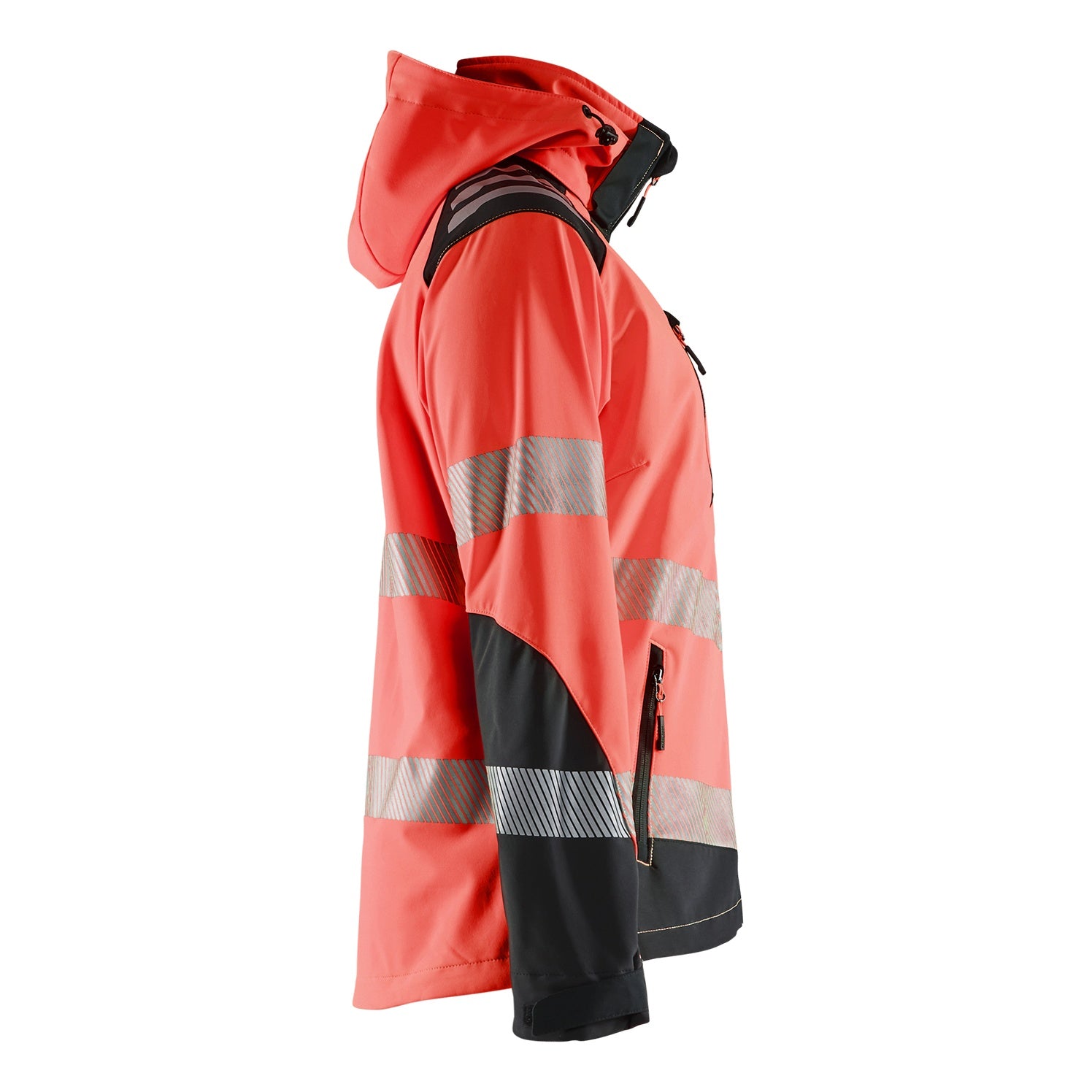 Blaklader BLAKLADER 47912513 Women's Hi Vis Softshell Jacket Hi Vis Reflective Softshell Work Jacket WOMEN - Waterproof - 479125135599_CR