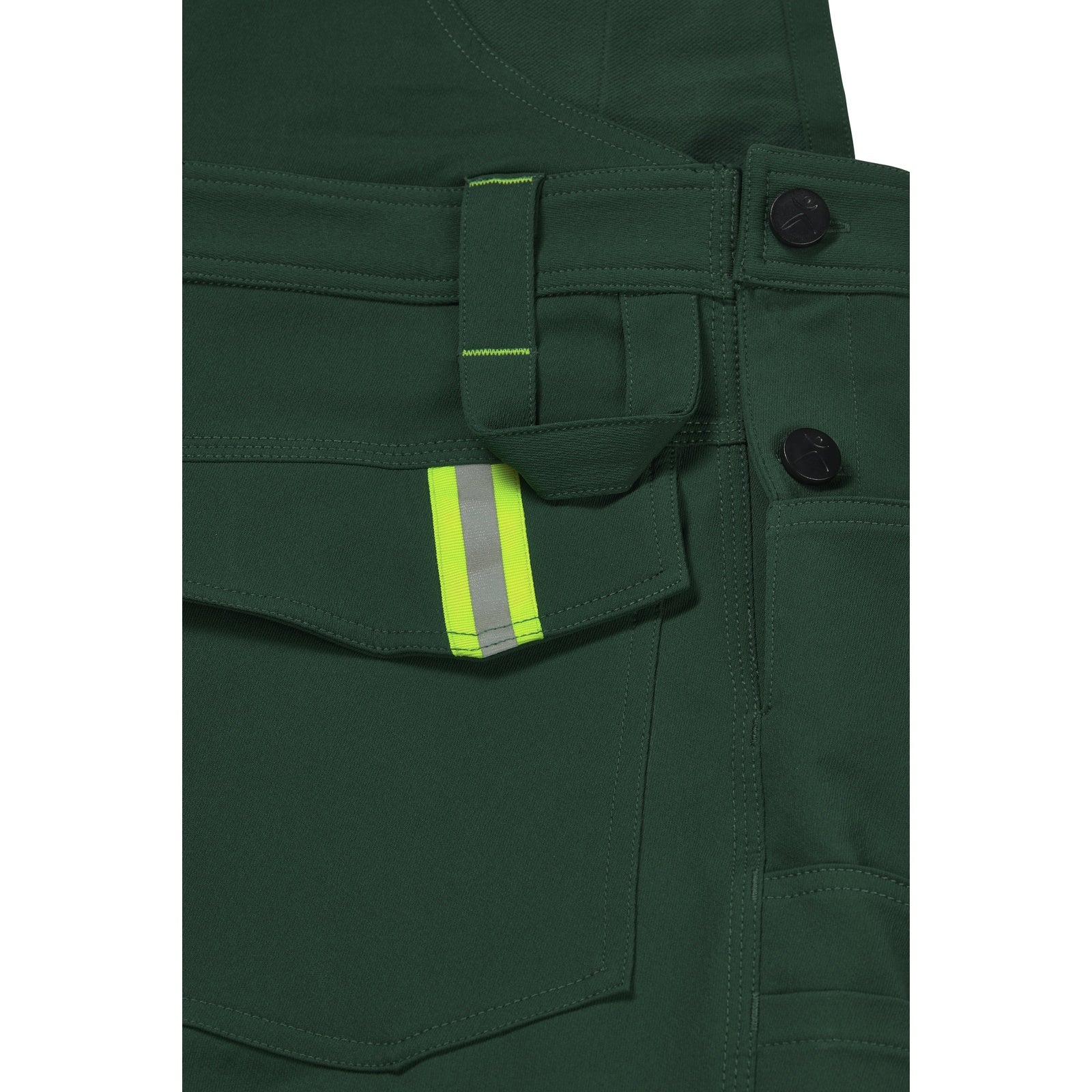 Planam rECOline Bibpant slate/black - No need to spend ages looking for your tools, thanks to the hammer loop.