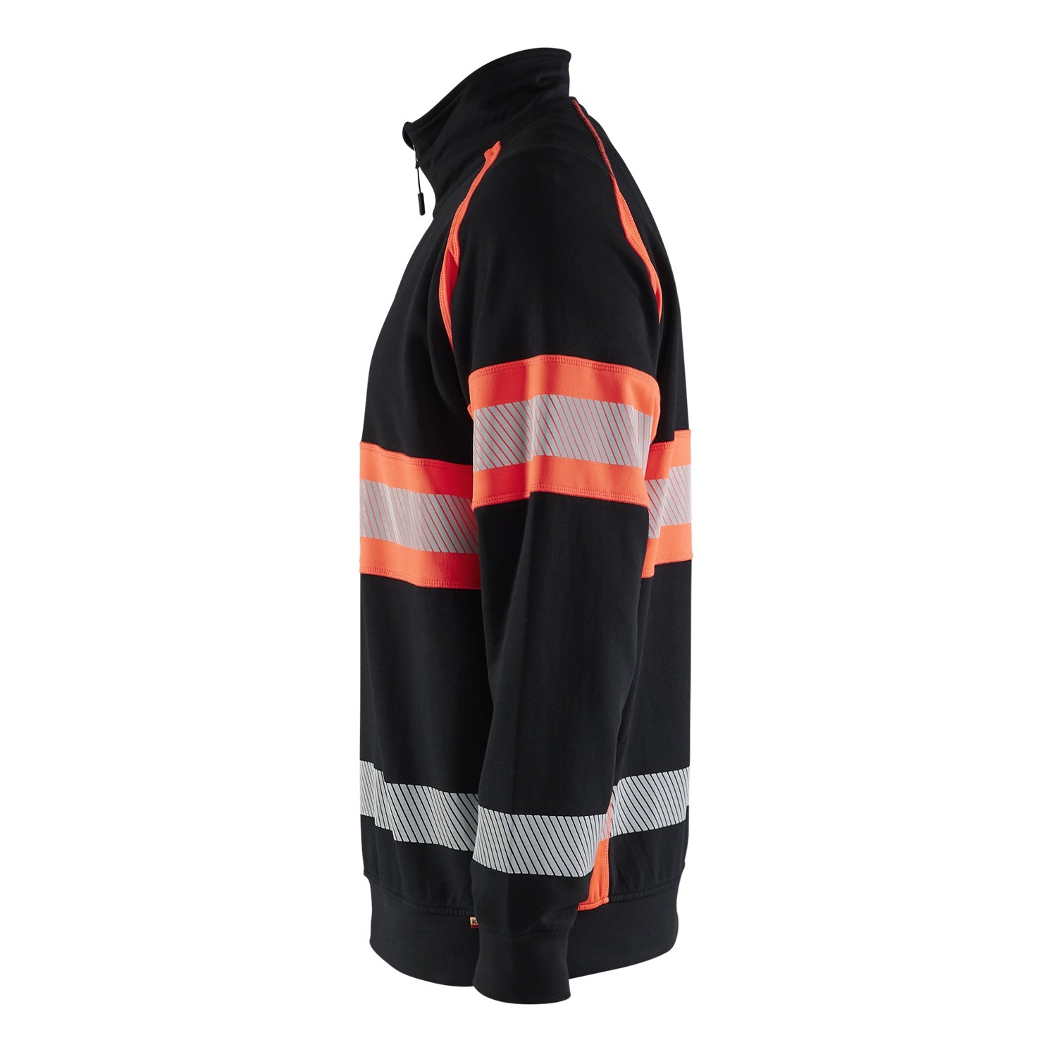 Blaklader BLAKLADER 35531158 Hi Vis Sweater Hi Vis Reflective Half-zip Work Sweatshirt MEN - 100% Cotton - 355311589955_CL