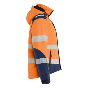 Blaklader BLAKLADER 44012513 Women's Hi vis Lightweight lined Winter Softshell Jacket Hi Vis Reflective Softshell Work Jacket WOMEN - Waterproof - 440125135389_CR