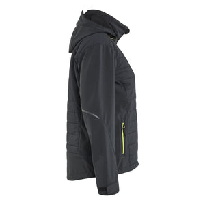 Blaklader BLAKLADER 47332513 Women's Hybrid Jacket Hi Vis Reflective Softshell Work Jacket WOMEN - Waterproof - 473325139933_CR