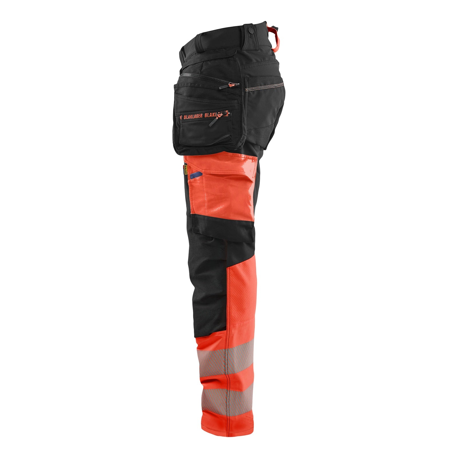 Blaklader BLAKLADER 11251648 Hi Vis Trousers 4 Way Stretch Hi Vis Reflective Work Trousers Men - Double Weave - 112516489955_CL