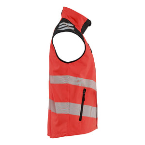 Blaklader BLAKLADER 30912513 SOFTSHELL VEST HI VIS Hi Vis Reflective Work Softshell Vest MEN - Waterproof - 309125135599_CR2