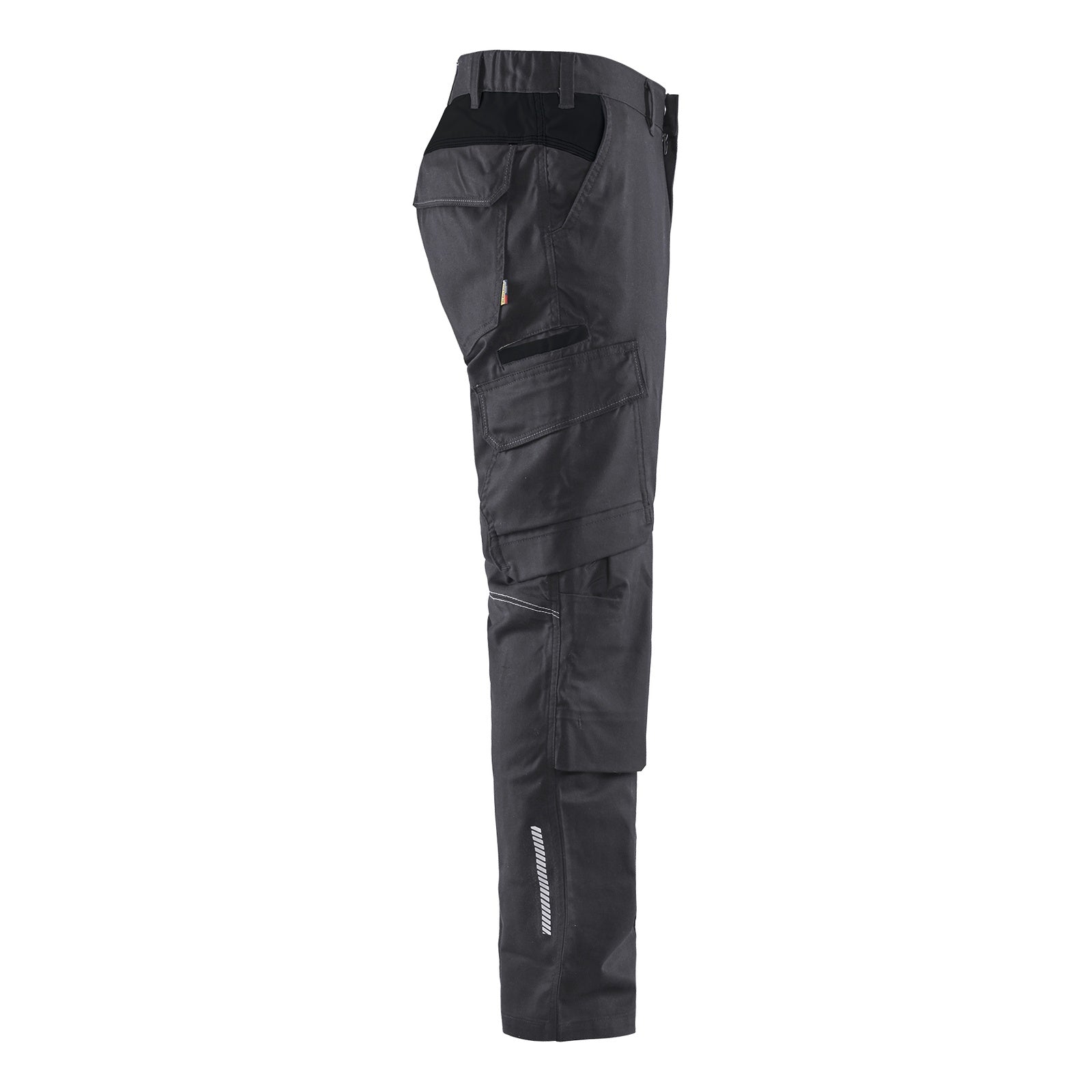 Blaklader BLAKLADER 14481832 | Industry trousers stretch with knee pad pockets Hi Vis Reflective Work Trousers Men - twill fabric - 144818329699_CR