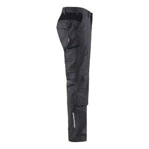 Blaklader BLAKLADER 14481832 | Industry trousers stretch with knee pad pockets Hi Vis Reflective Work Trousers Men - twill fabric - 144818329699_CR