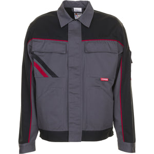 Planam Highline Waisted Jacket slate/black/red - Model view 1