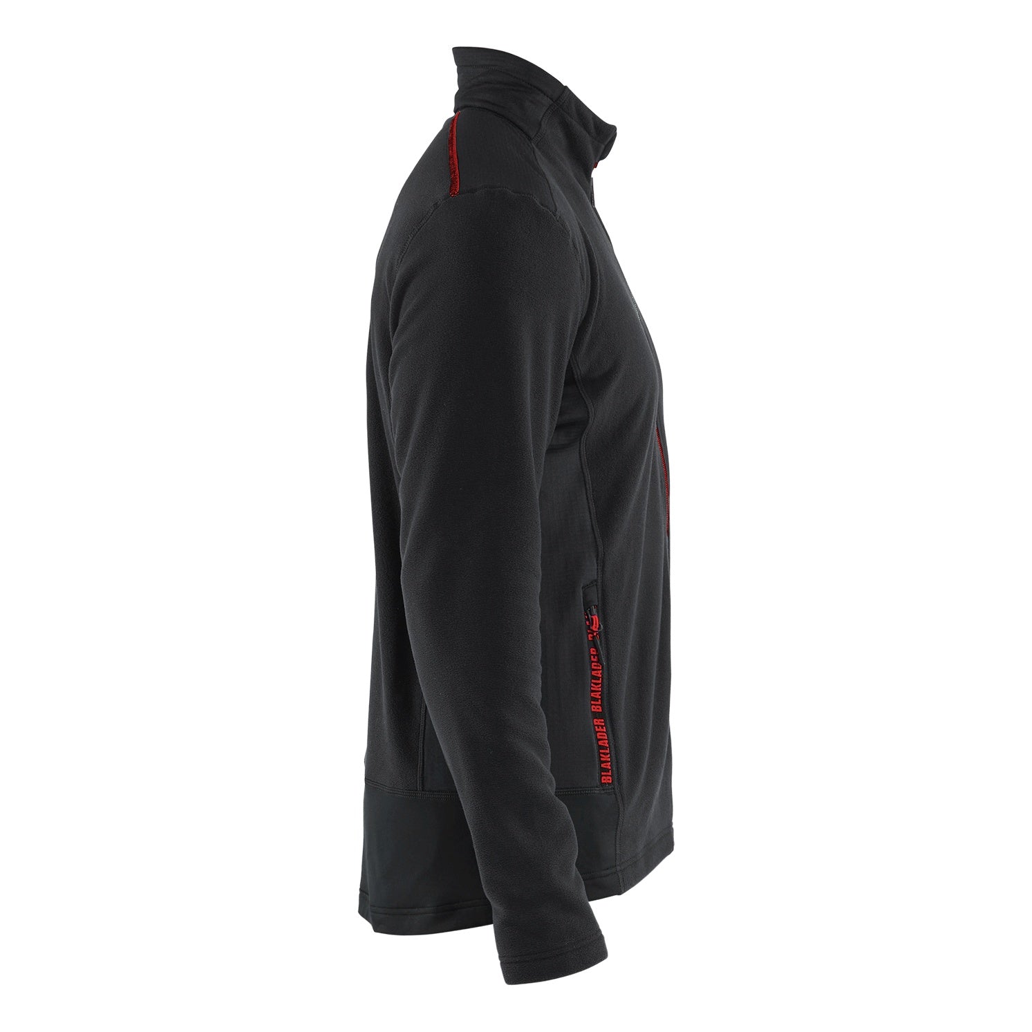 Blaklader BLAKLADER 47651010 Microfleece Jacket Hi Vis Reflective Work Jacket MEN - Antipilling - 476510109956_CR