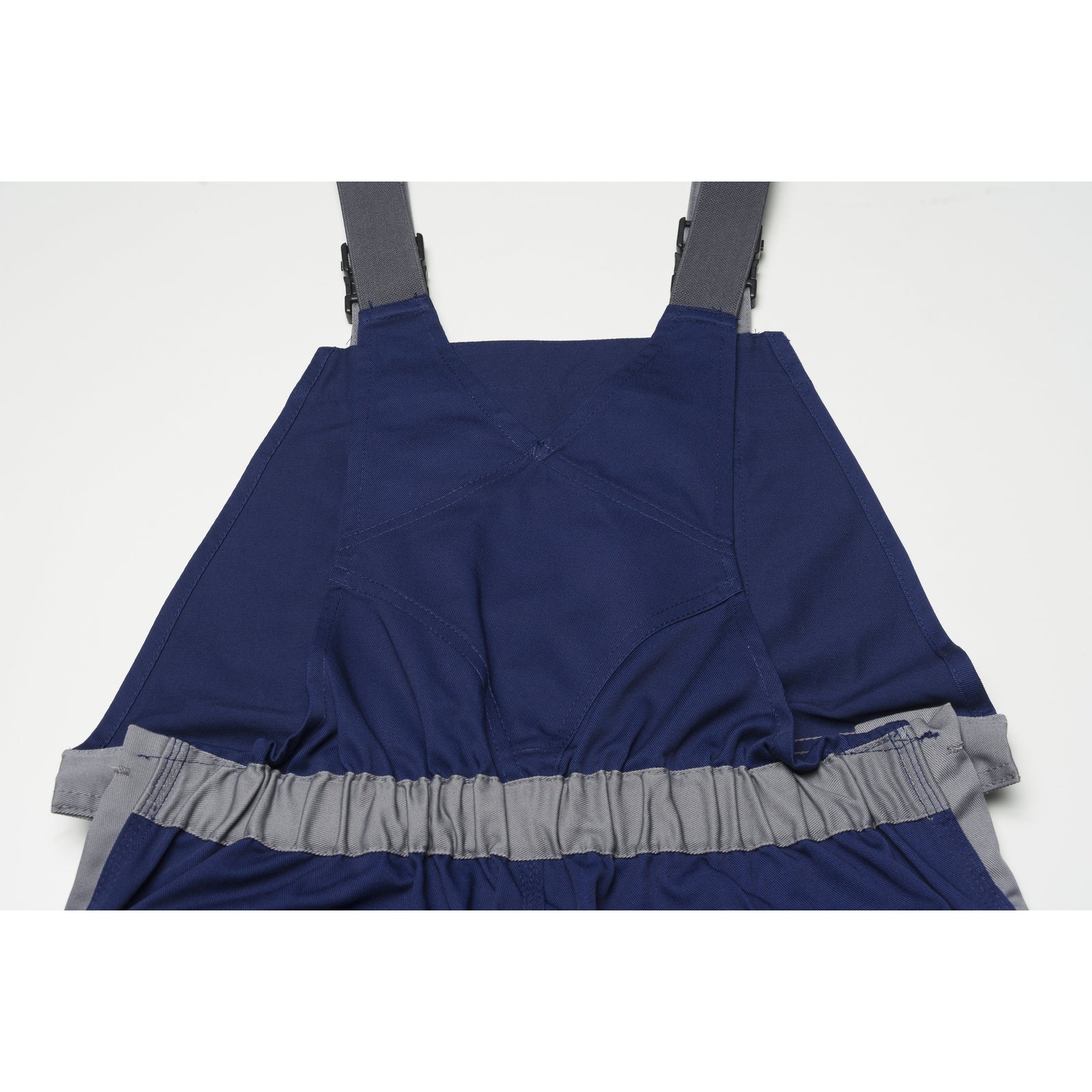 Planam Visline Dungarees black/orange/zinc - The high back with braces allows you to feel safe and comfortable, no matter how much you’re moving around at work.