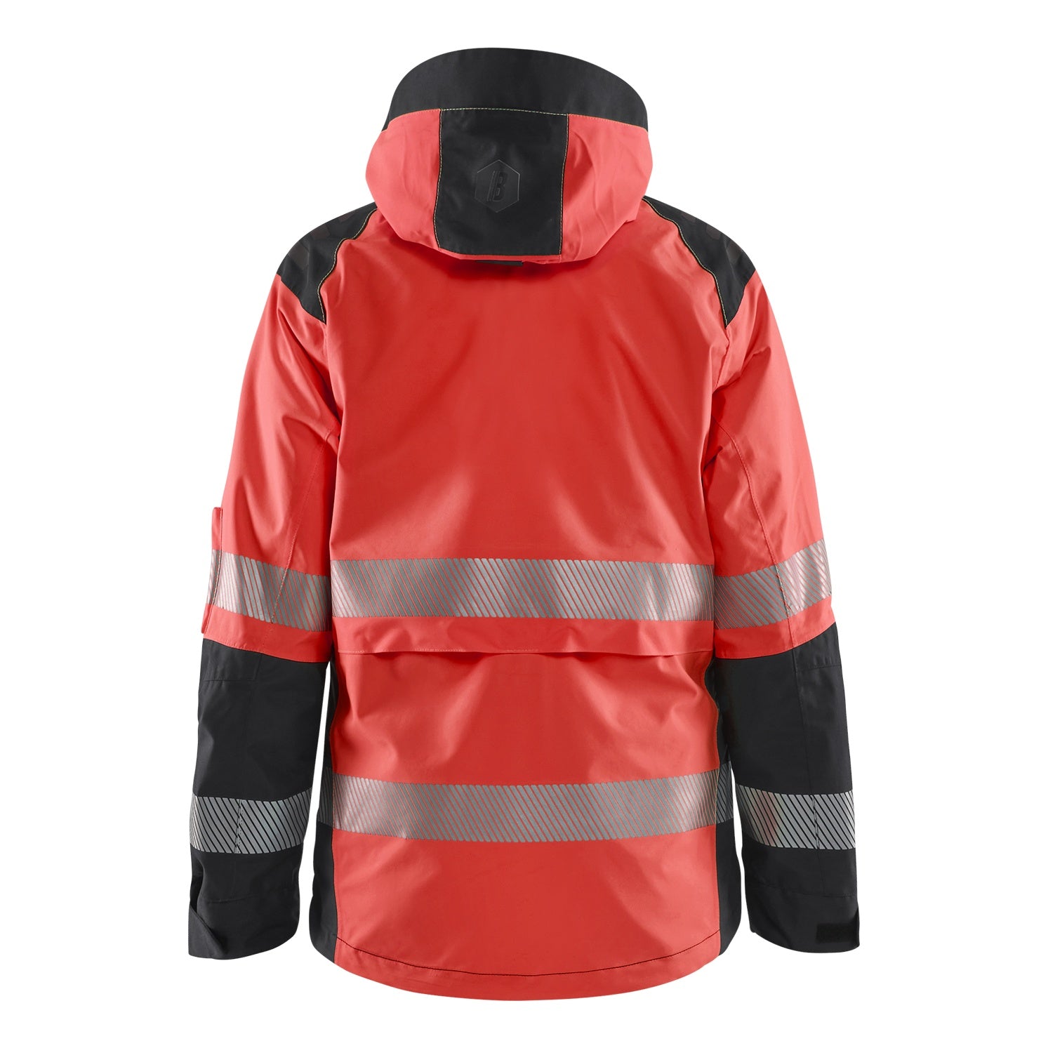 Blaklader BLAKLADER 44361987 Women’s Hi Vis Shell Jacket Hi Vis Reflective Shell Work Jacket WOMEN - Waterproof - 443619875599_2