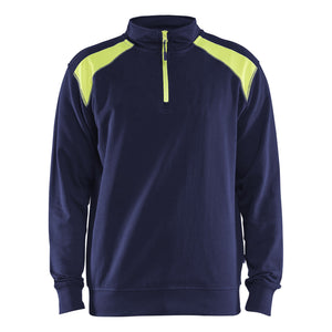 Blaklader BLAKLADER 33531158 Half Zip 2 Tone Sweatshirt Work Sweatshirt MEN - 100% Cotton - 335311588933