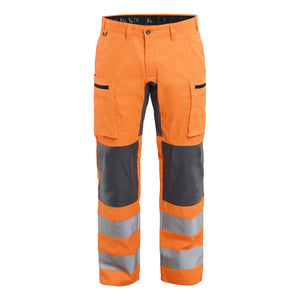 Blaklader BLAKLADER 15851811 | Hi Vis trousers with stretch Hi Vis Reflective Work Trousers Men - Class 2 Certified - 158518115396