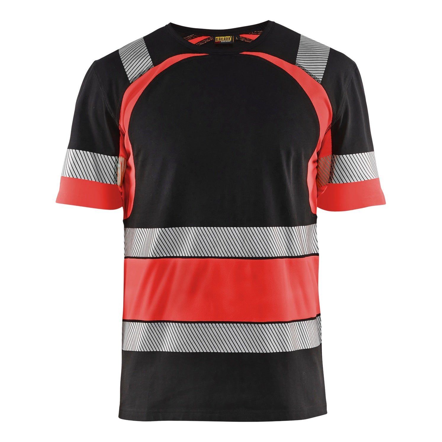 Blaklader BLAKLADER 34211030 Hi Vis T shirt Hi Vis Reflective Short Sleeve Work T-Shirt MEN - 100% Cotton - 342110309955