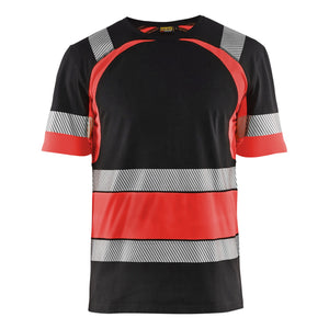 Blaklader BLAKLADER 34211030 Hi Vis T shirt Hi Vis Reflective Short Sleeve Work T-Shirt MEN - 100% Cotton - 342110309955