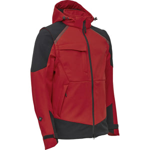 ELKA Rainwear - Working Xtreme Softshell Jacket with detachable sleeves - Red/Black