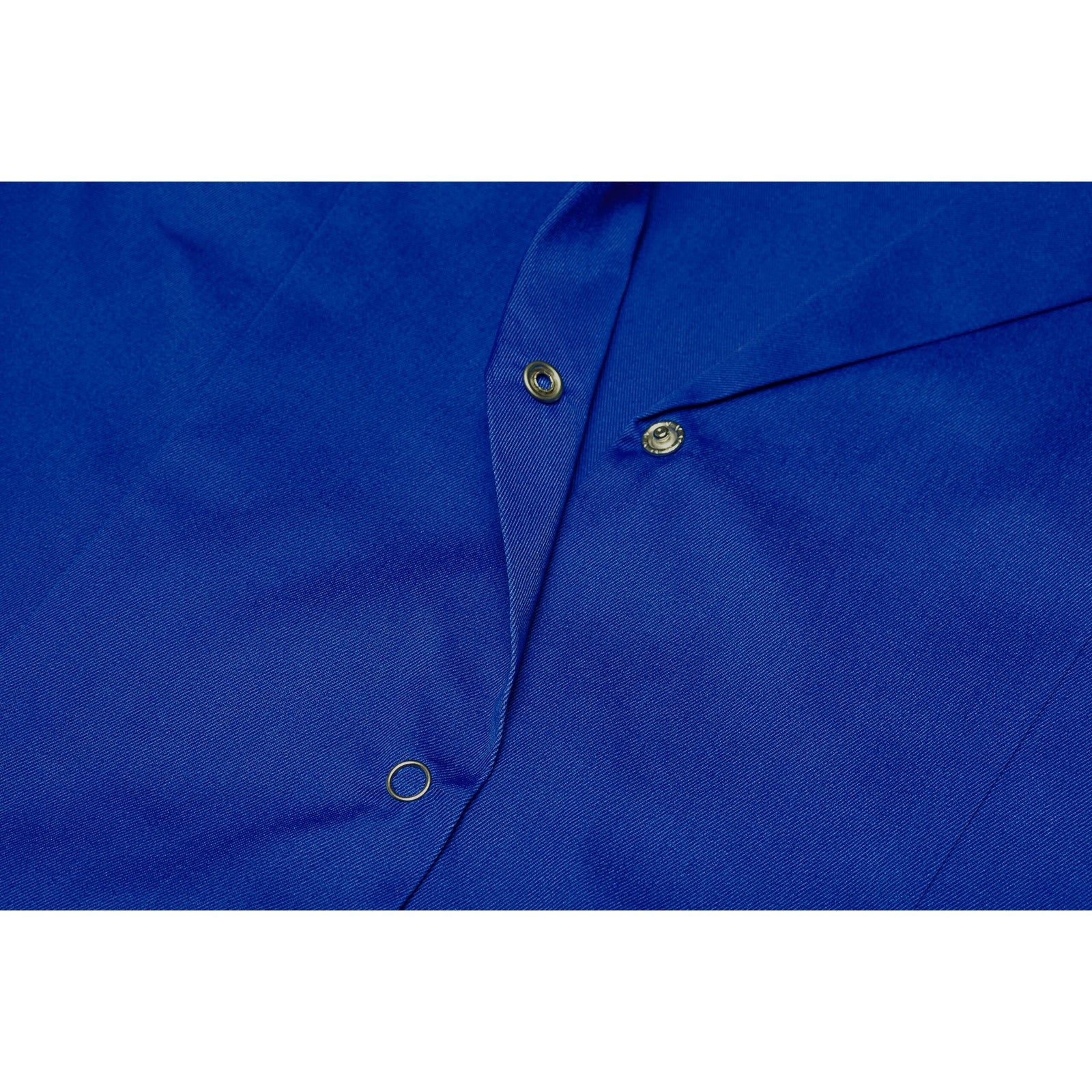 Planam Ladies Coat long sleeve pure white - The press stud facing means the coat can be put on quickly.