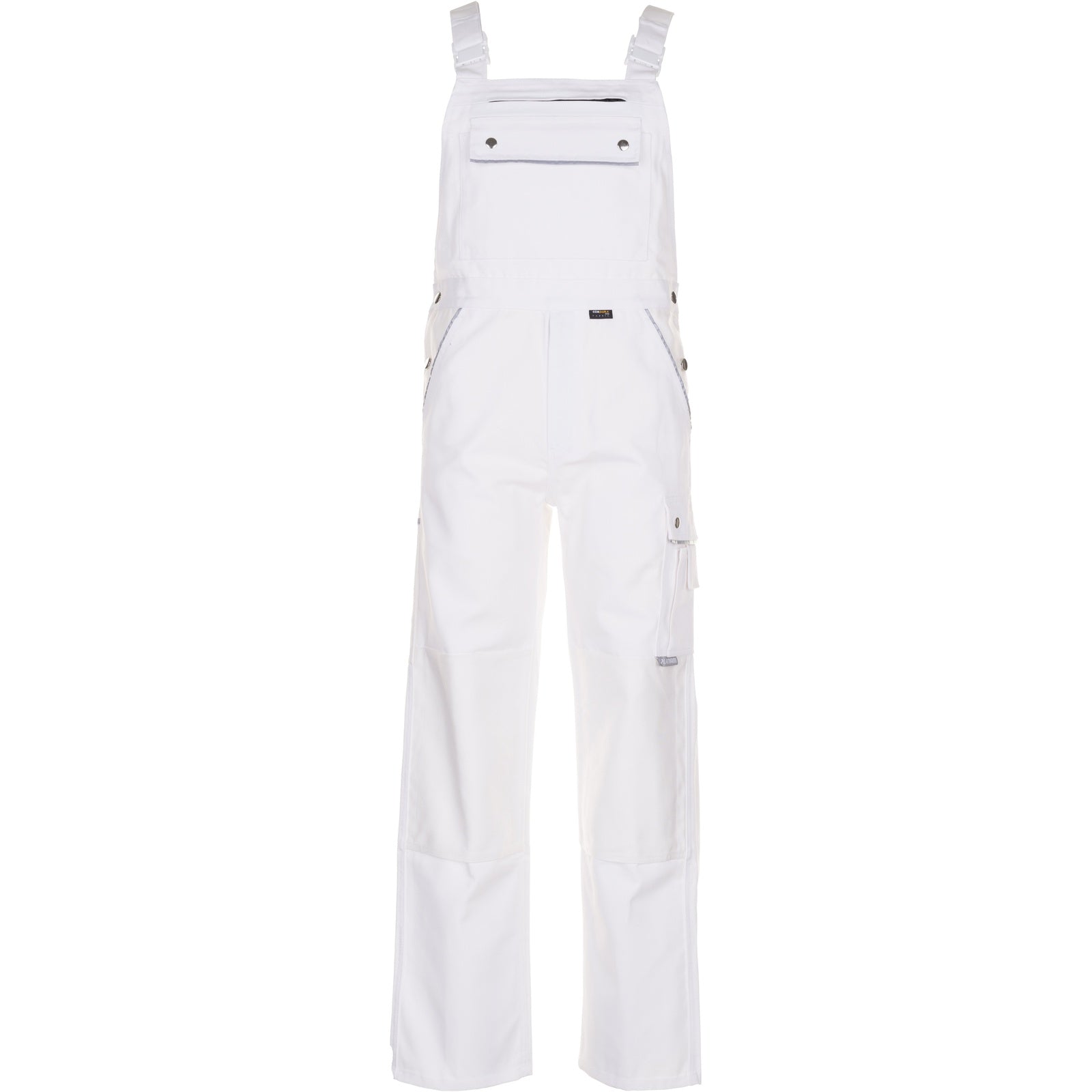 Planam Canvas 320 Dungarees pure white/pure white - Model view 1