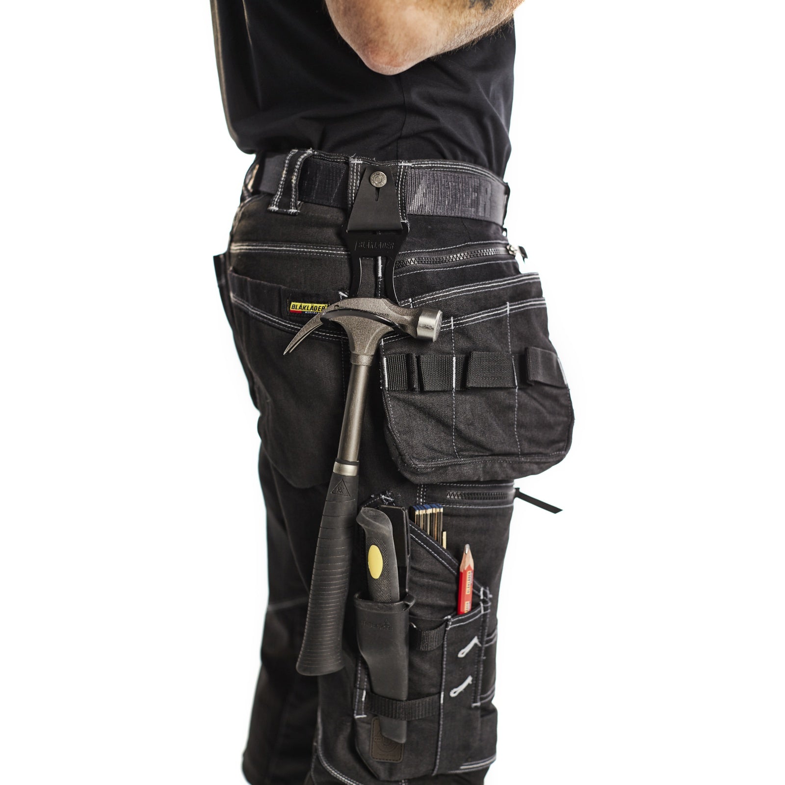 Blaklader BLAKLADER 19901141 Craftsman trousers stretch X1900 Work Trousers Men - CORDURA Denim - 199011419900_FUNC4