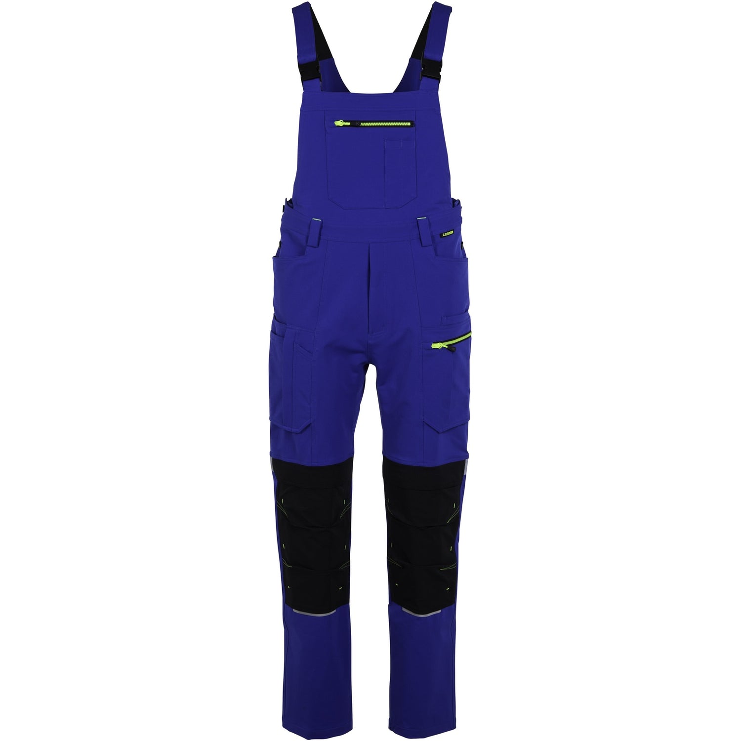 Planam rECOline Bibpant royal blue/black - Model view 1
