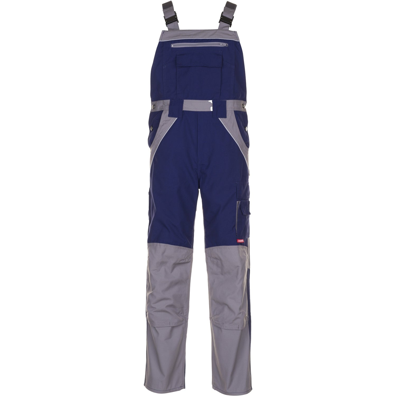 Planam Plaline Dungarees navy/zinc - Model view 1