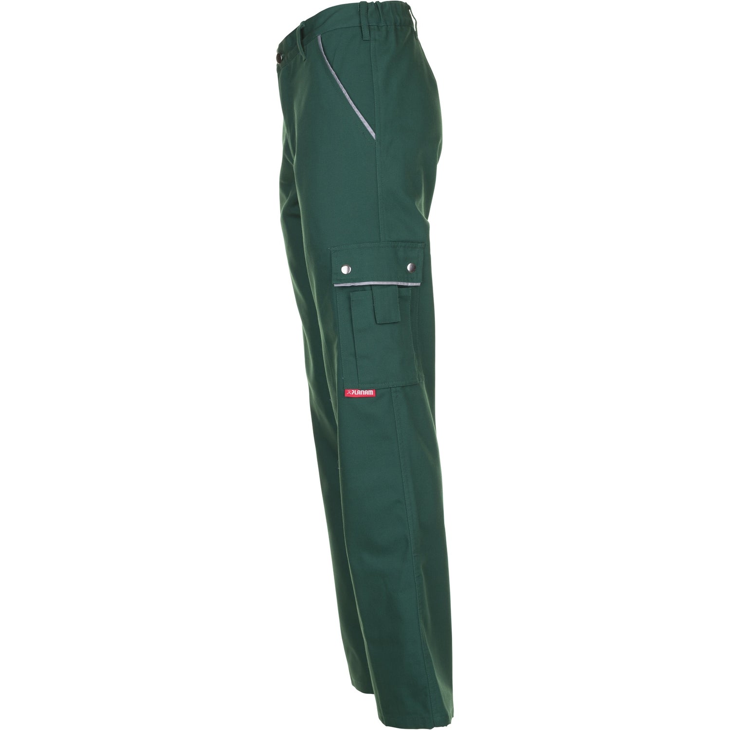 Planam Canvas 320, Outdoor Thermal Trousers green/green - Model view 4