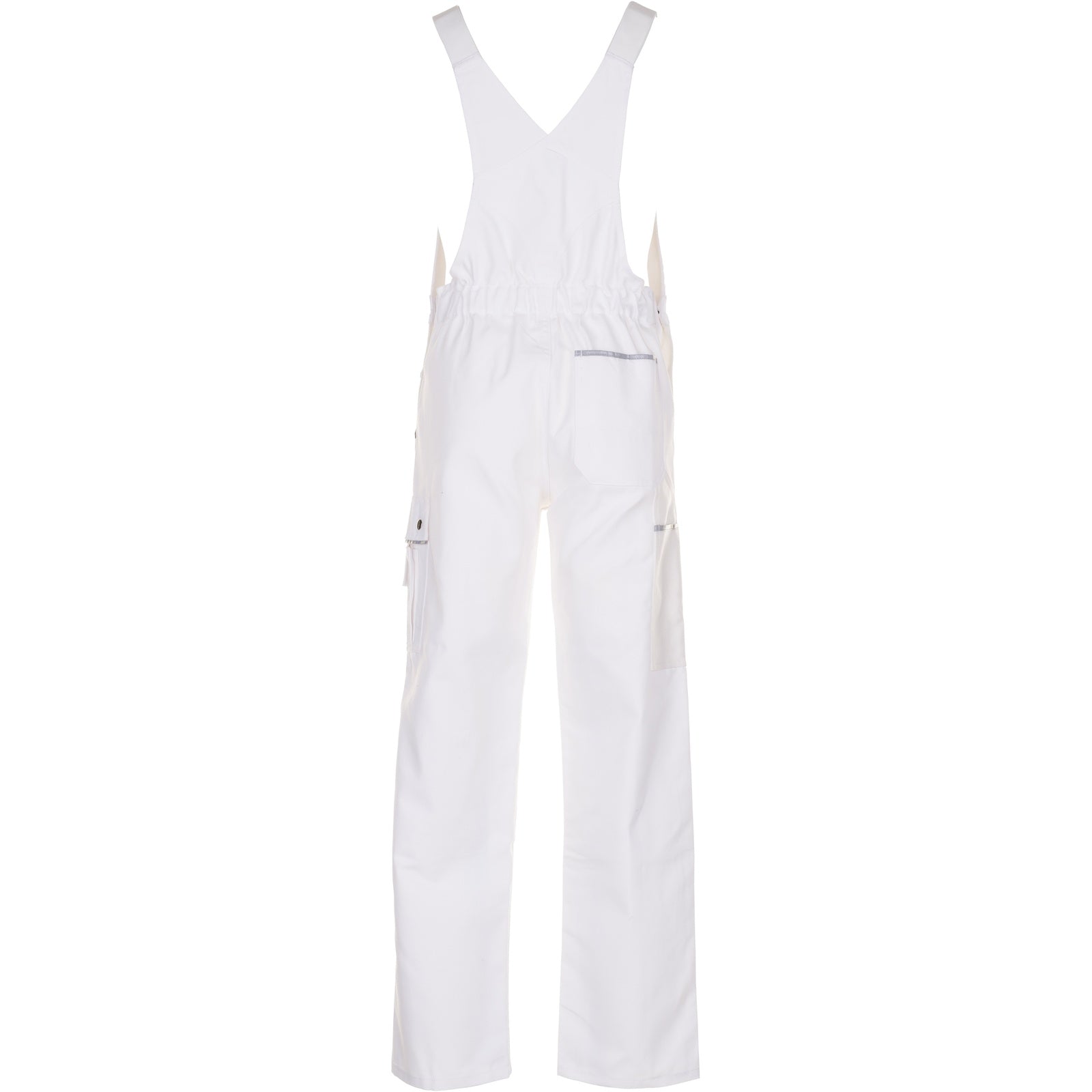 Planam Canvas 320 Dungarees pure white/pure white - Model view 2