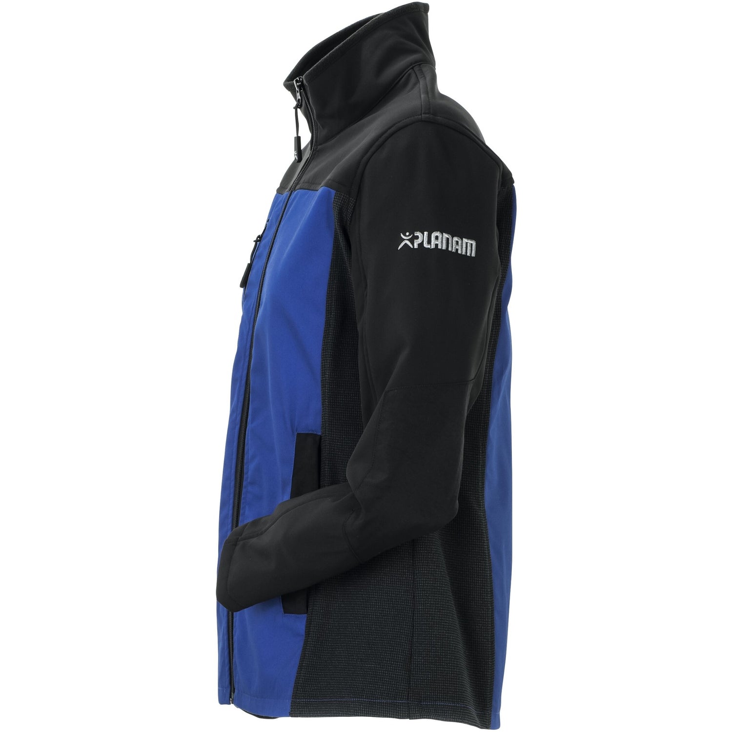 Planam Norit Women's Hybrid jacket royal blue/black - Model view 4