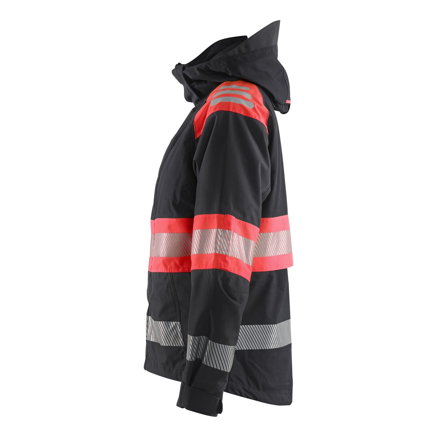 Blaklader BLAKLADER 44301977 WOMEN’S HI VIS SHELL JACKET Hi Vis Reflective Shell Work Jacket WOMEN - Waterproof - 443019779955_CL