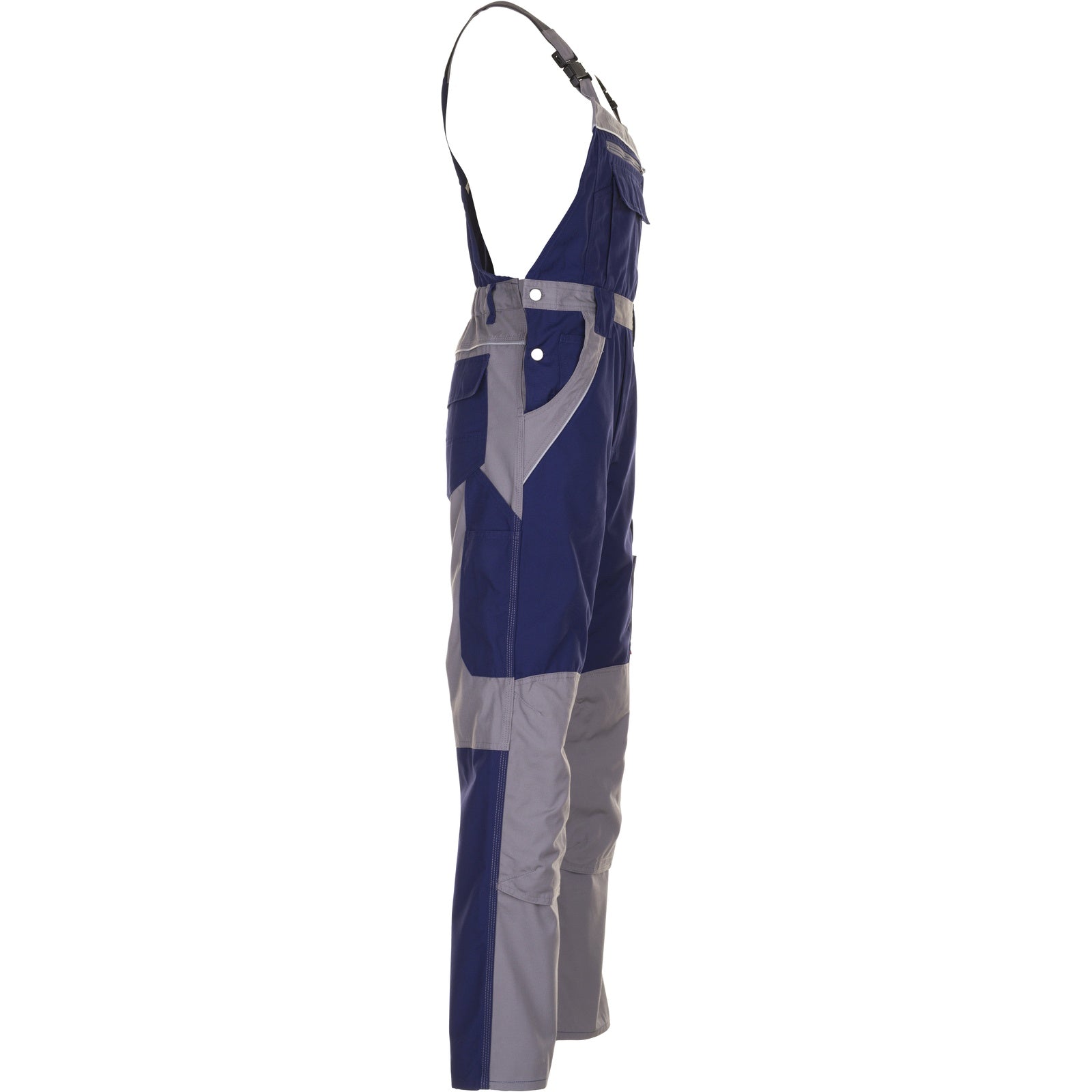 Planam Plaline Dungarees navy/zinc - Model view 3