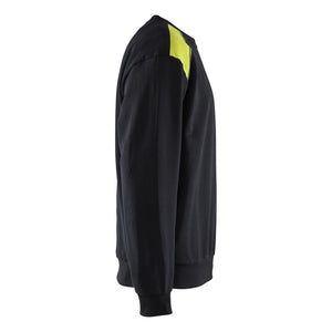 Blaklader BLAKLADER 35801158 Sweatshirt Hi Vis Reflective Work Sweatshirt MEN - 100% Cotton - 358011589933_CR