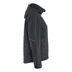 Blaklader BLAKLADER 47332513 Women's Hybrid Jacket Hi Vis Reflective Softshell Work Jacket WOMEN - Waterproof - 473325139956_CR