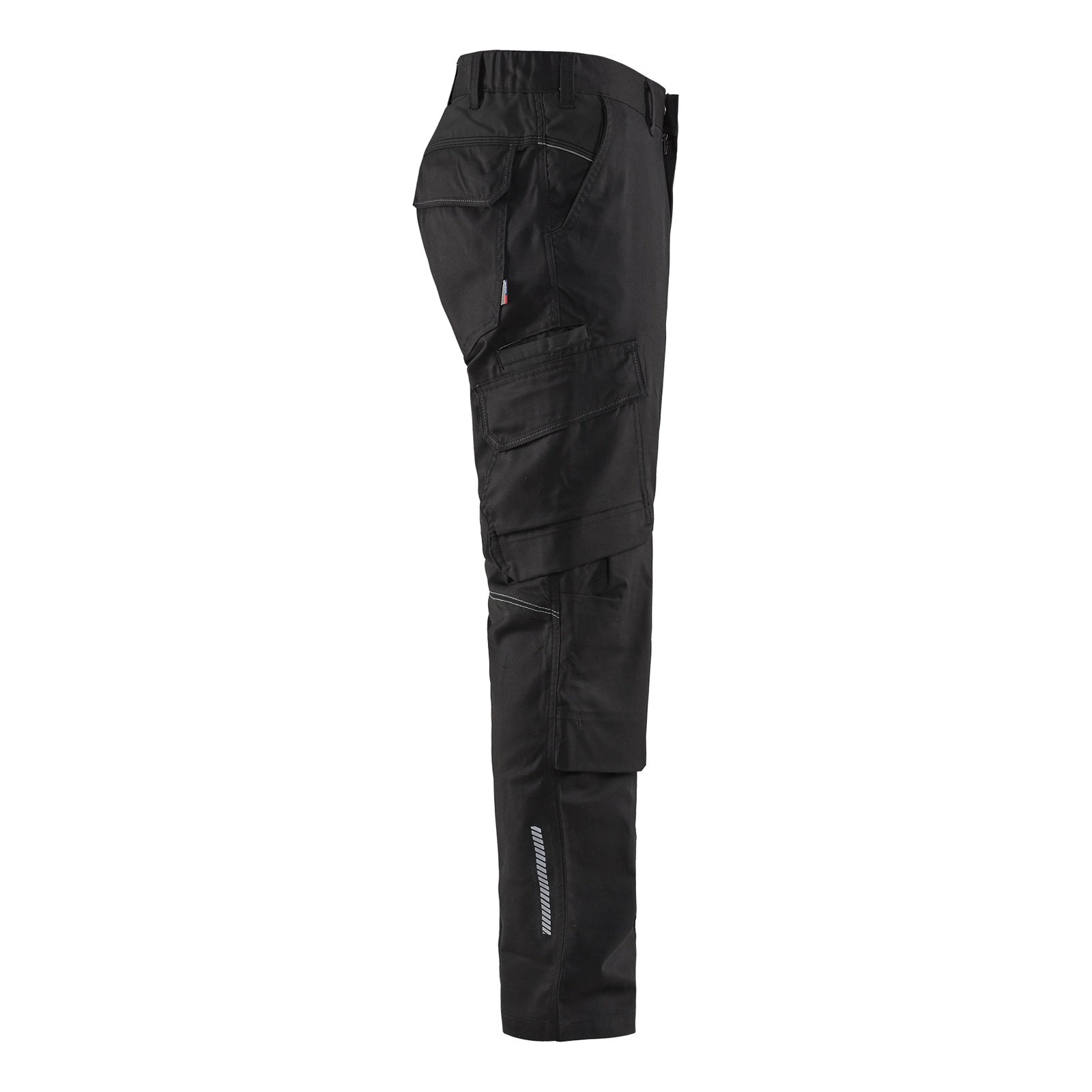Blaklader BLAKLADER 14481832 | Industry trousers stretch with knee pad pockets Hi Vis Reflective Work Trousers Men - twill fabric - 144818329900_CR