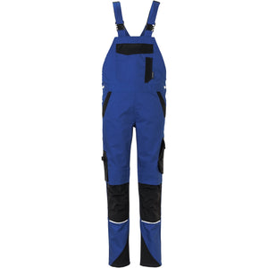 Planam Norit Women's dungarees royal blue/black - Model view 1