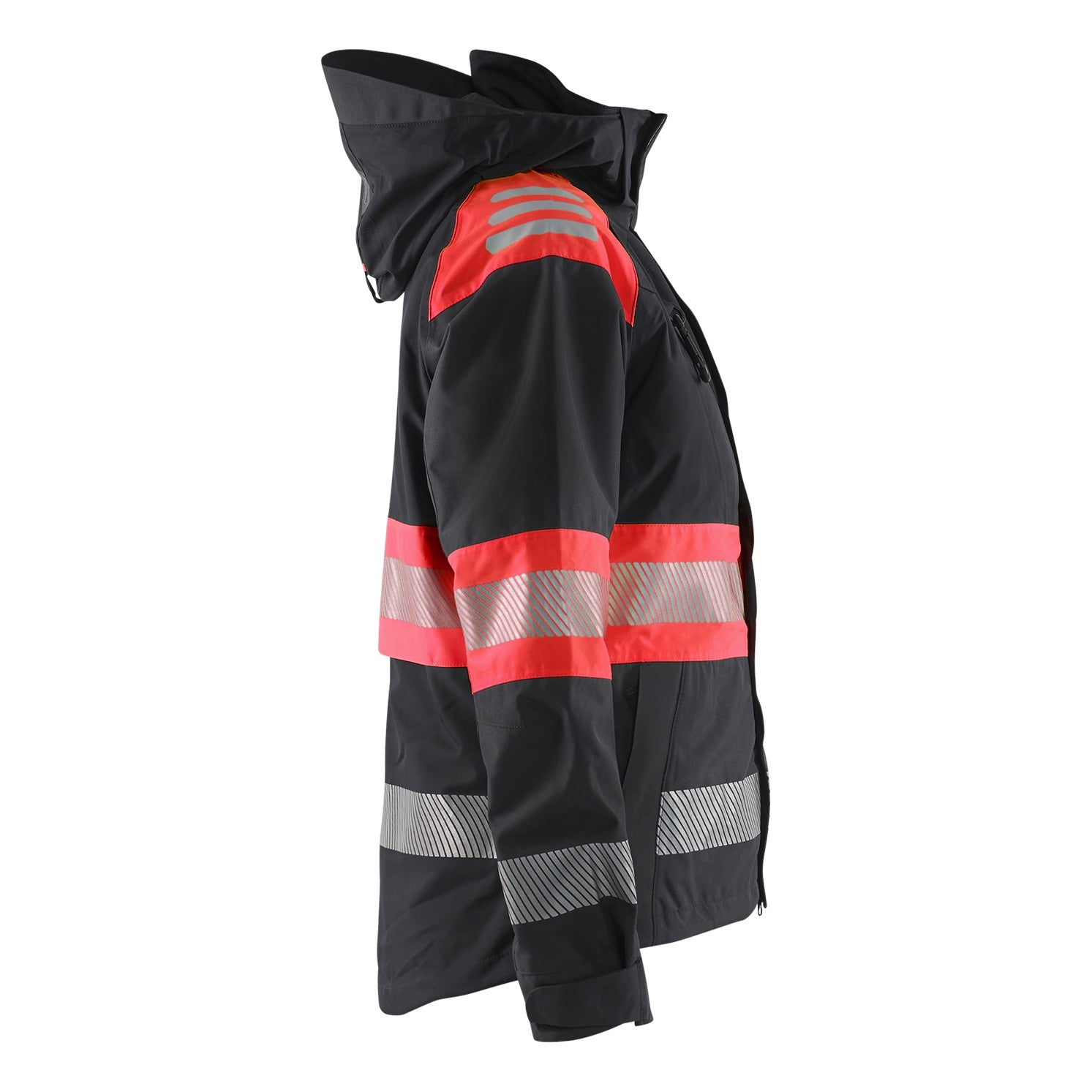 Blaklader BLAKLADER 44301977 WOMEN’S HI VIS SHELL JACKET Hi Vis Reflective Shell Work Jacket WOMEN - Waterproof - 443019779955_CR