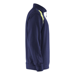 Blaklader BLAKLADER 33531158 Half Zip 2 Tone Sweatshirt Work Sweatshirt MEN - 100% Cotton - 335311588933_CR