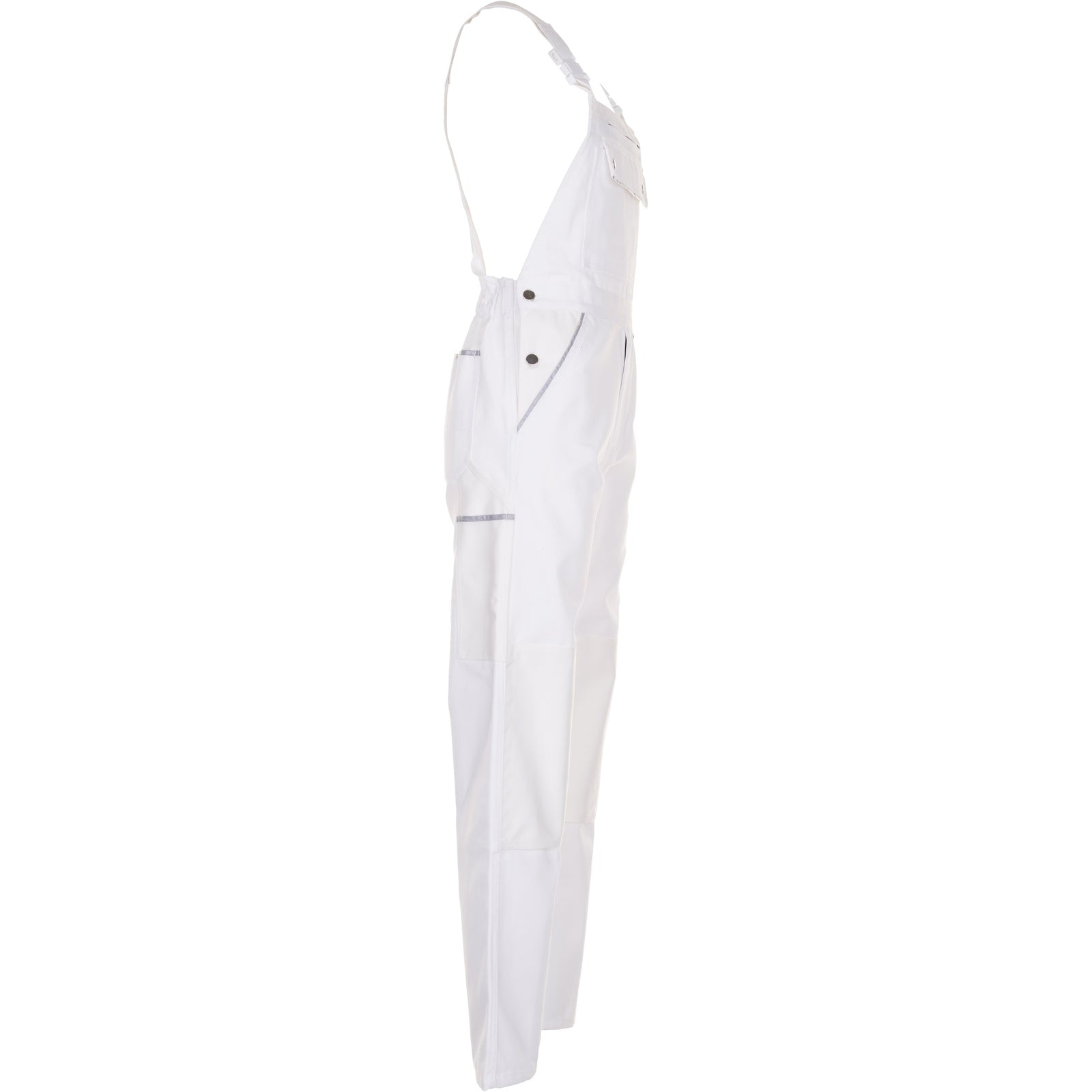 Planam Canvas 320 Dungarees pure white/pure white - Model view 3