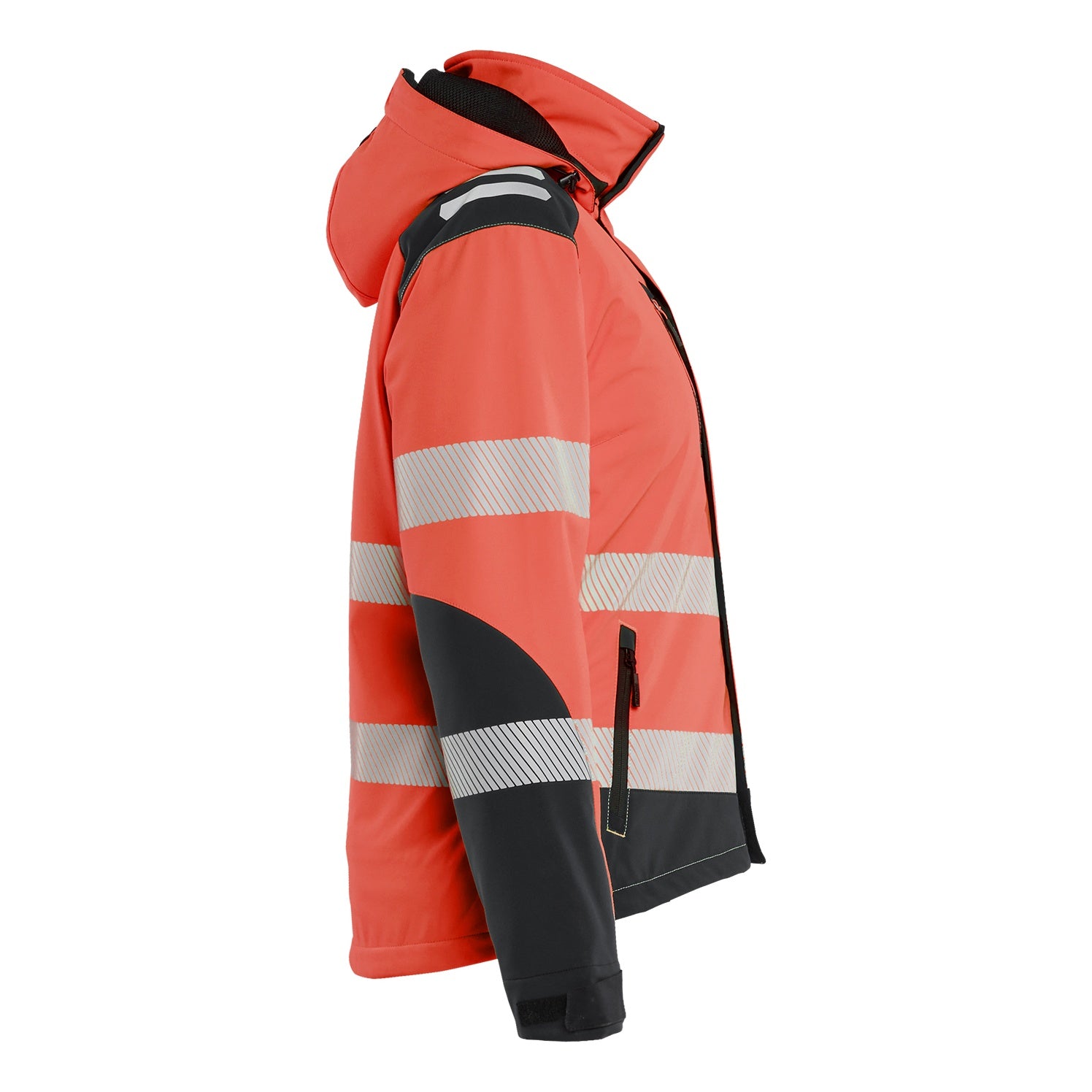 Blaklader BLAKLADER 44012513 Women's Hi vis Lightweight lined Winter Softshell Jacket Hi Vis Reflective Softshell Work Jacket WOMEN - Waterproof - 440125135599_CR