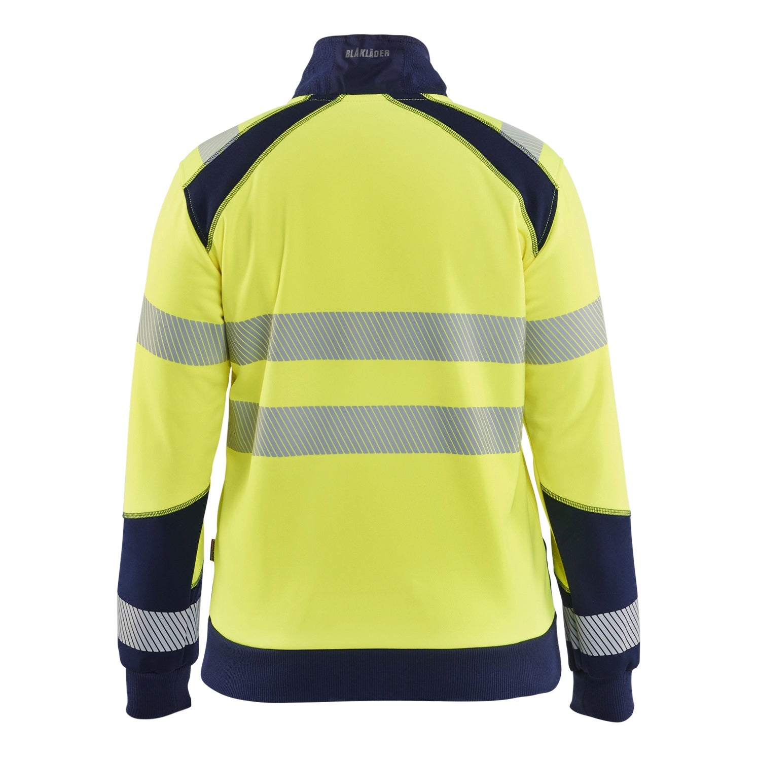Blaklader BLAKLADER 35082528 Hi Vis Reflective Half-zip Work Sweatshirt WOMEN - Brushed Inside - 350825283389_2