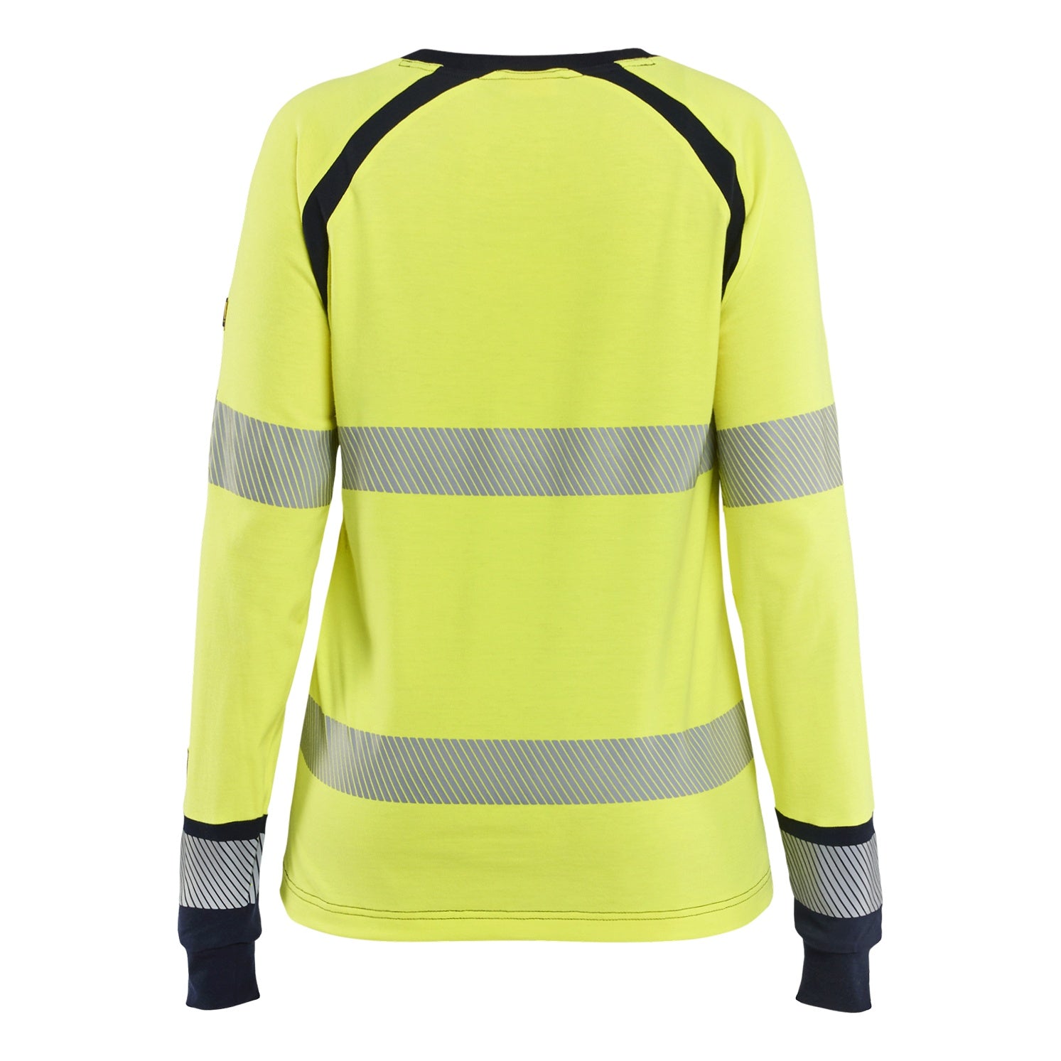 Blaklader BLAKLADER 34371737 Women's Long sleeved T shirt Multinorm Hi Vis Reflective Long Sleeve Work T-Shirt WOMEN - Flame Retardant - 343717373389_2