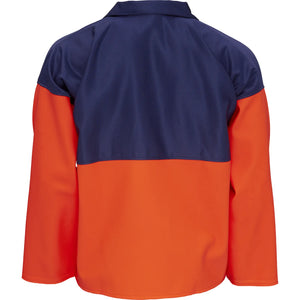 ELKA Rainwear - Fishing Xtreme Summer Smock - Fluorescent Orange/Navy