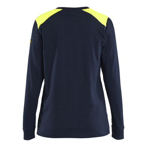 Blaklader 34671737 Women’' Flame Resistant T Shirt Long Sleeve - 346717378933_2
