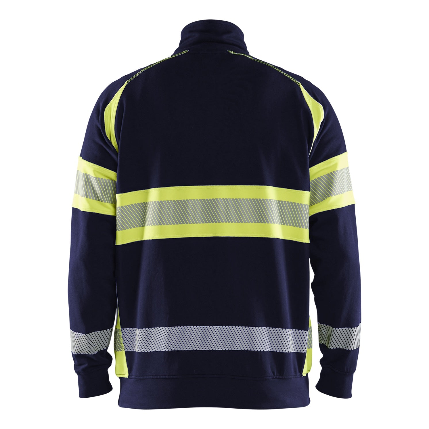 Blaklader BLAKLADER 35531158 Hi Vis Sweater Hi Vis Reflective Half-zip Work Sweatshirt MEN - 100% Cotton - 355311588933_2