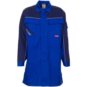 Planam Highline Men´s Coat royal blue/navy/zinc - Model view 1