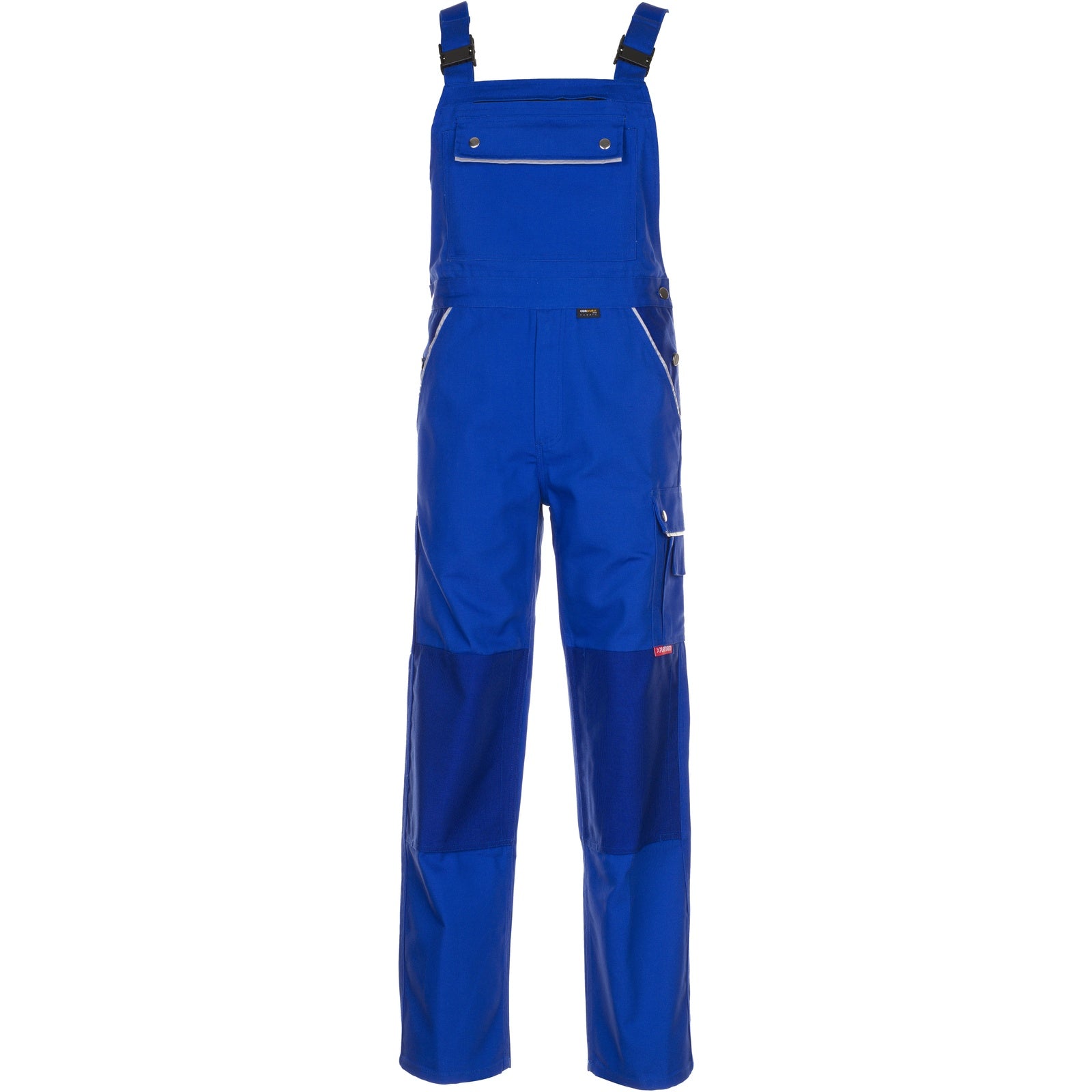Planam Canvas 320 Dungarees royal blue/royal blue - Model view 1