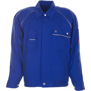 Planam Canvas 320 Waisted Jacket royal blue/royal blue - Model view 1