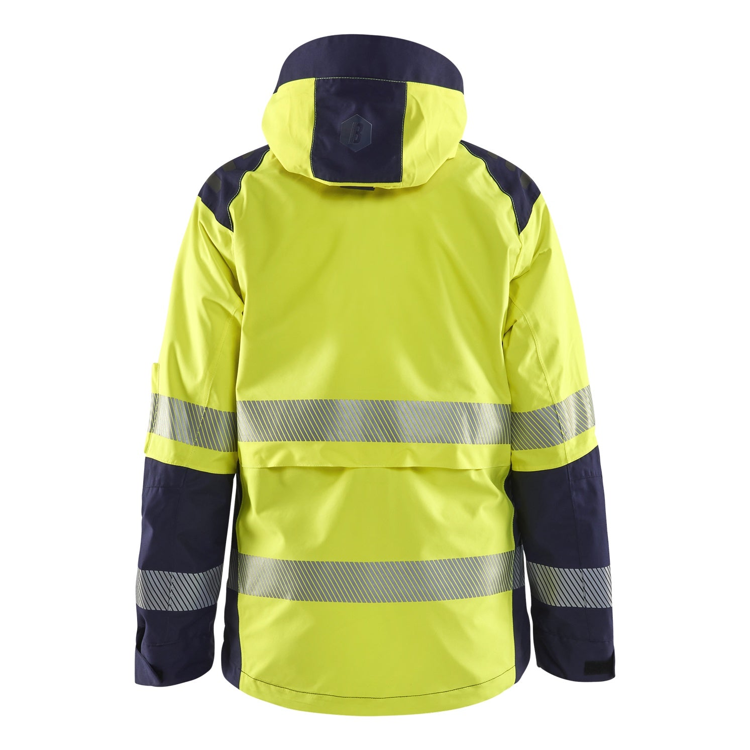 Blaklader BLAKLADER 44361987 Women’s Hi Vis Shell Jacket Hi Vis Reflective Shell Work Jacket WOMEN - Waterproof - 443619873389_2