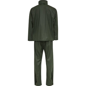 ELKA Rainwear - Dry Zone Rain Jacket and Rain Pants PU Rain Set - Olive