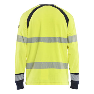 Blaklader BLAKLADER 34361737 Long sleeved T shirt Multinorm Hi Vis Reflective Long Sleeve Work T-Shirt MEN - Flame Retardant - 343617373389_2
