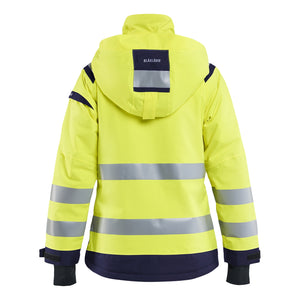 Blaklader BLAKLADER 49041987 Women's Hi Vis Shell Jacket Hi Vis Reflective Shell Work Jacket WOMEN - Waterproof - 490419873389_2