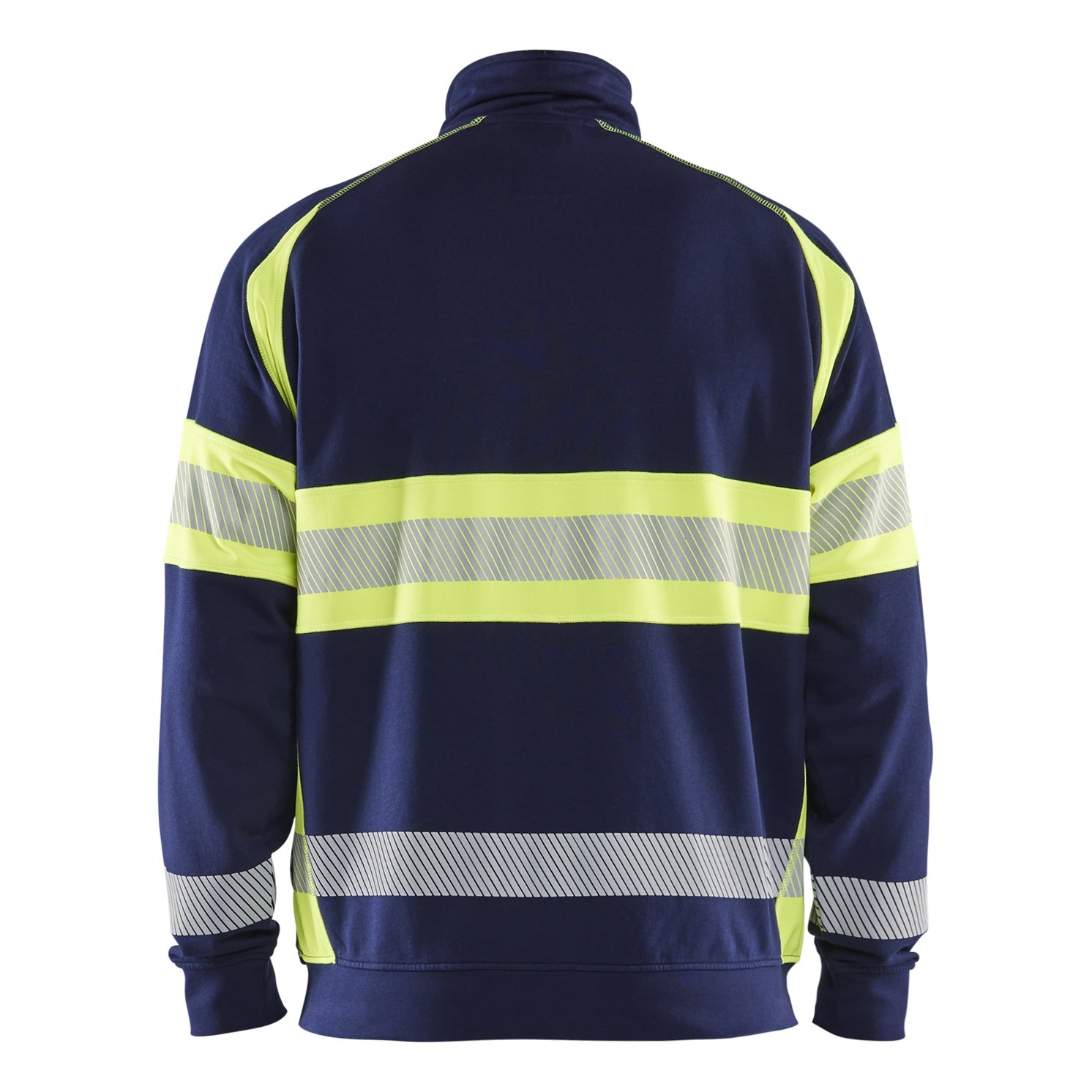 Blaklader BLAKLADER 35511158 Hi Vis Sweater Hi Vis Reflective Full-zip Work Sweatshirt MEN - 100% Cotton - 355111588933_2